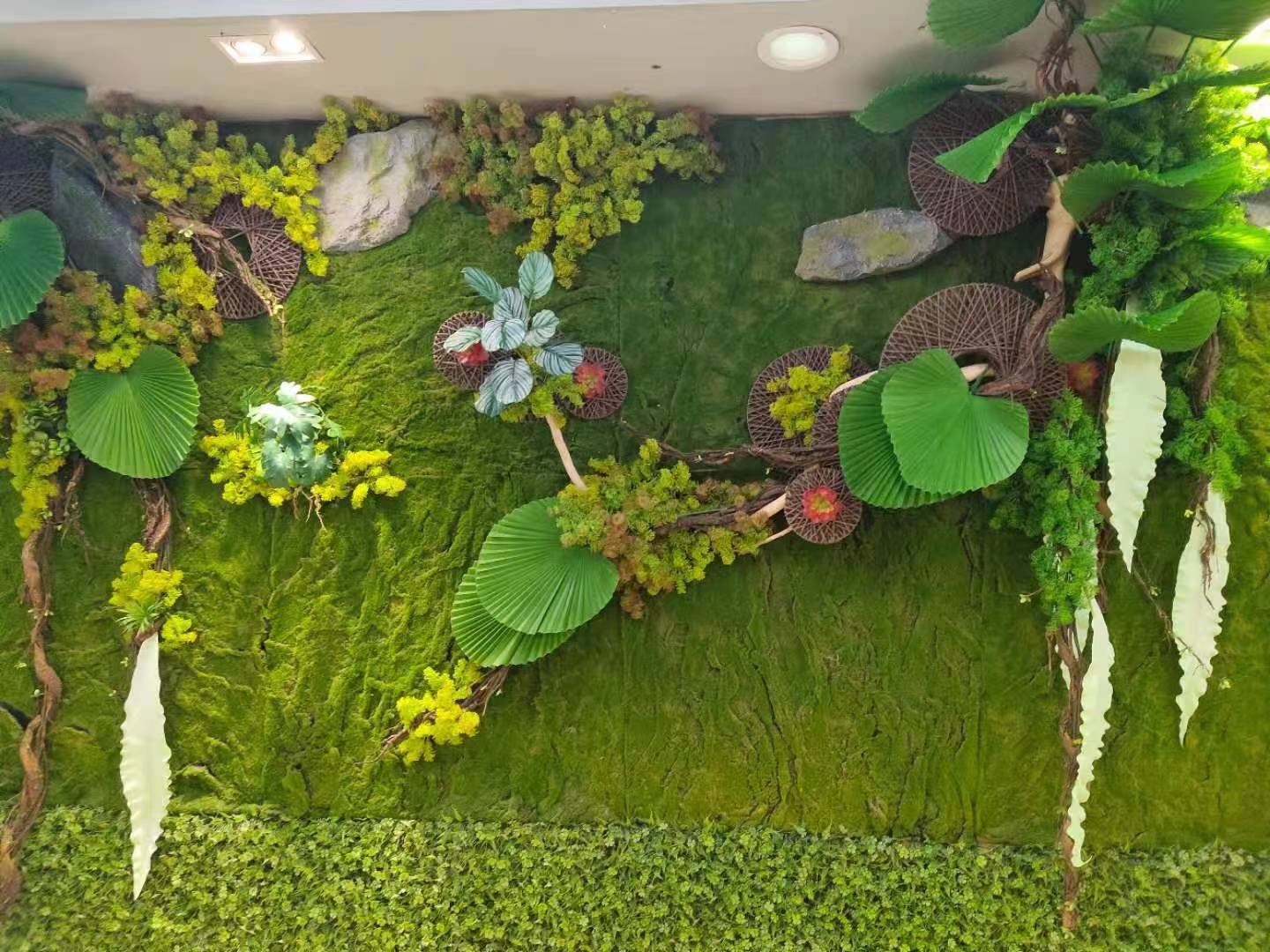 重庆墙壁造景仿真植物