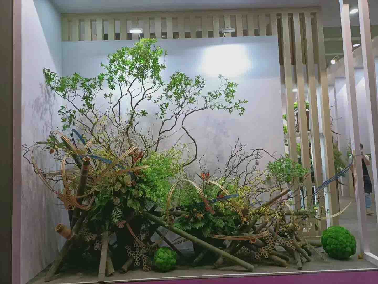 重庆树酒店花艺软装施工